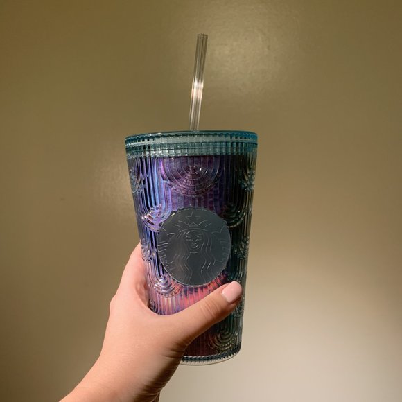 Starbucks Kitchen Iridescent Crystal Purple Starbucks Tumbler